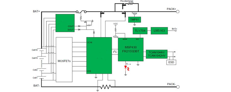 battery bms mosfet